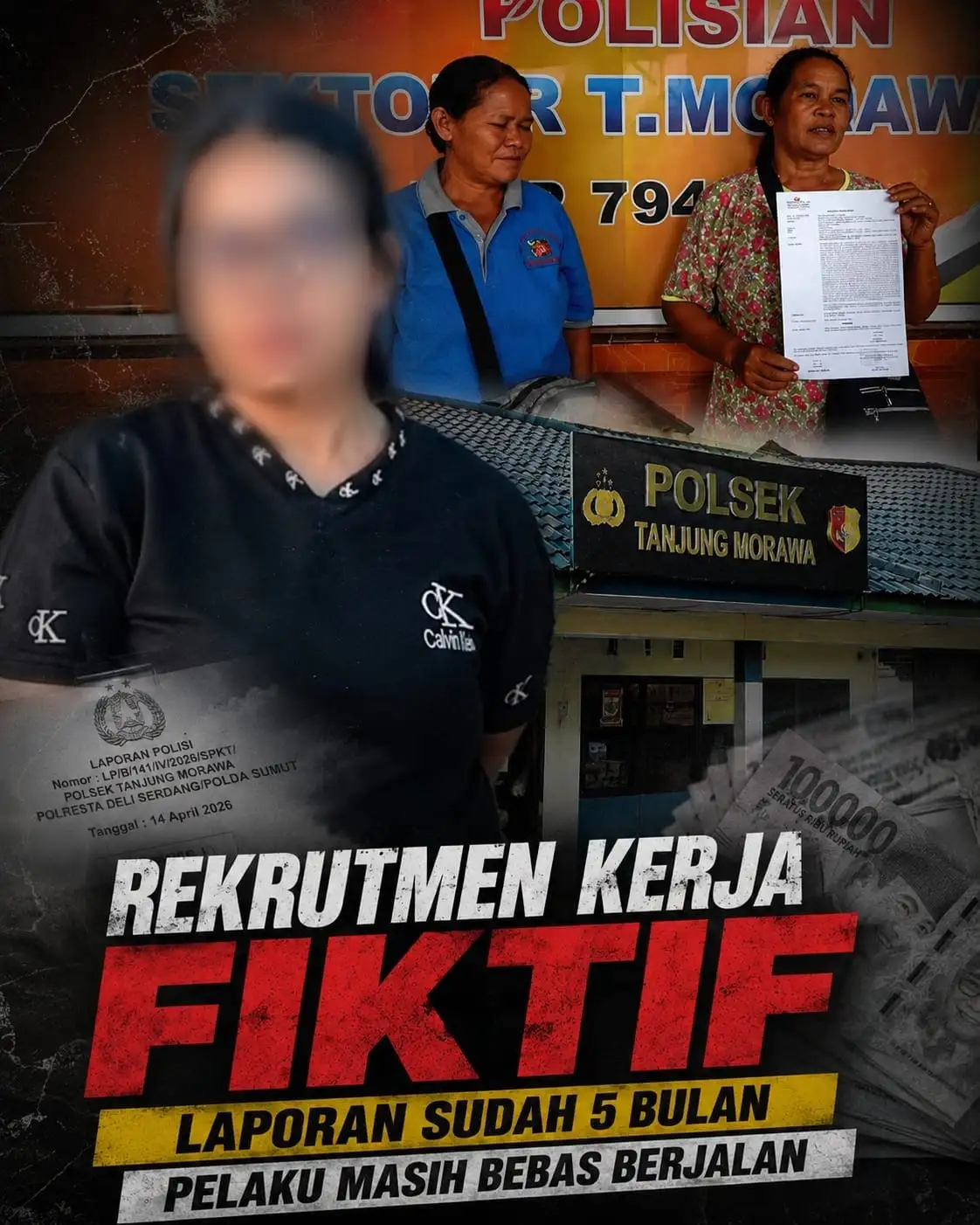 Sudah 4 Bulan Kasus Rekruitmen Piktif di Polsek Tanjung Morawa Dipeti Es kan 